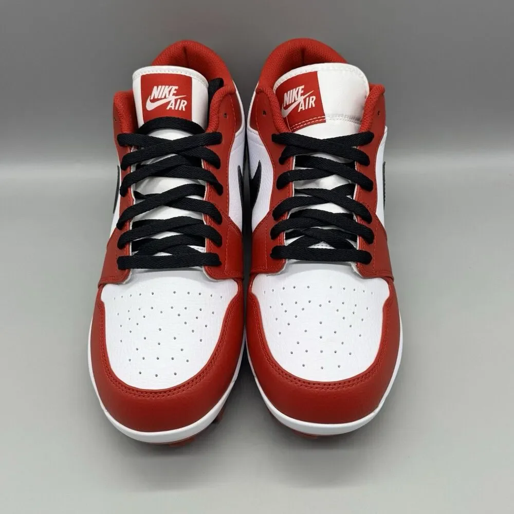 Nike Air Jordan 1 Retro MCS Low 'Chicago' Baseball Cleats CJ8524-611 Size 13